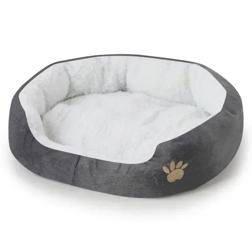 Cashmere Plush Dog Bed Sofa Lounger Warm Kennel Large Dogs