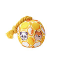 Soft Elastic Soccer Giggle Ball Cotton Rope Toy Large Dogs