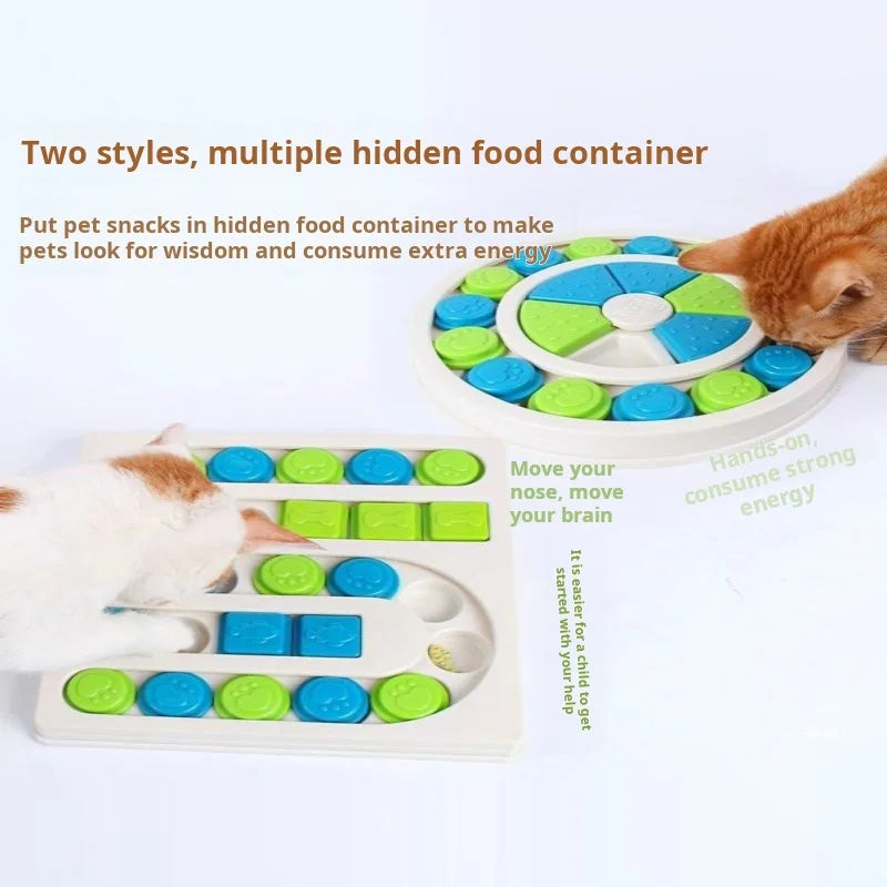 Dog Puzzle Slow Feeder IQ Training Toy