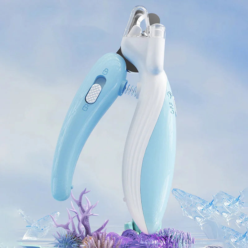 Professional LED Pet Nail Clippers Claw Trimmer