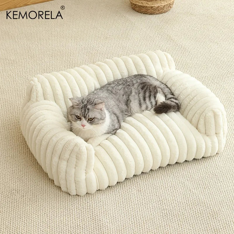Soft Polyester Cat Sofa Bed Breathable All Seasons