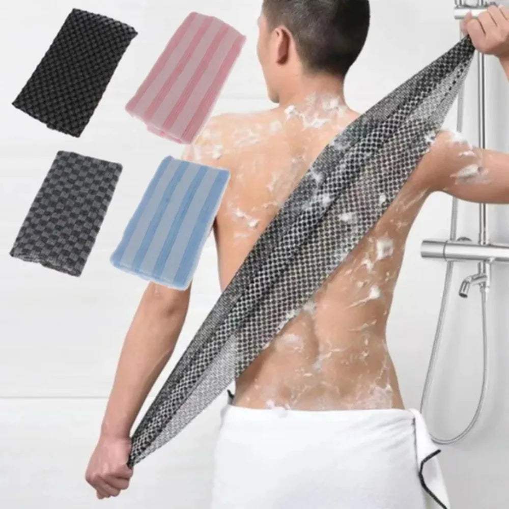 Japanese Nylon Exfoliating Bath Towel Back Scrub