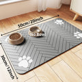Absorbent Pet Placemat Waterproof Rubber Backing Quick Dry