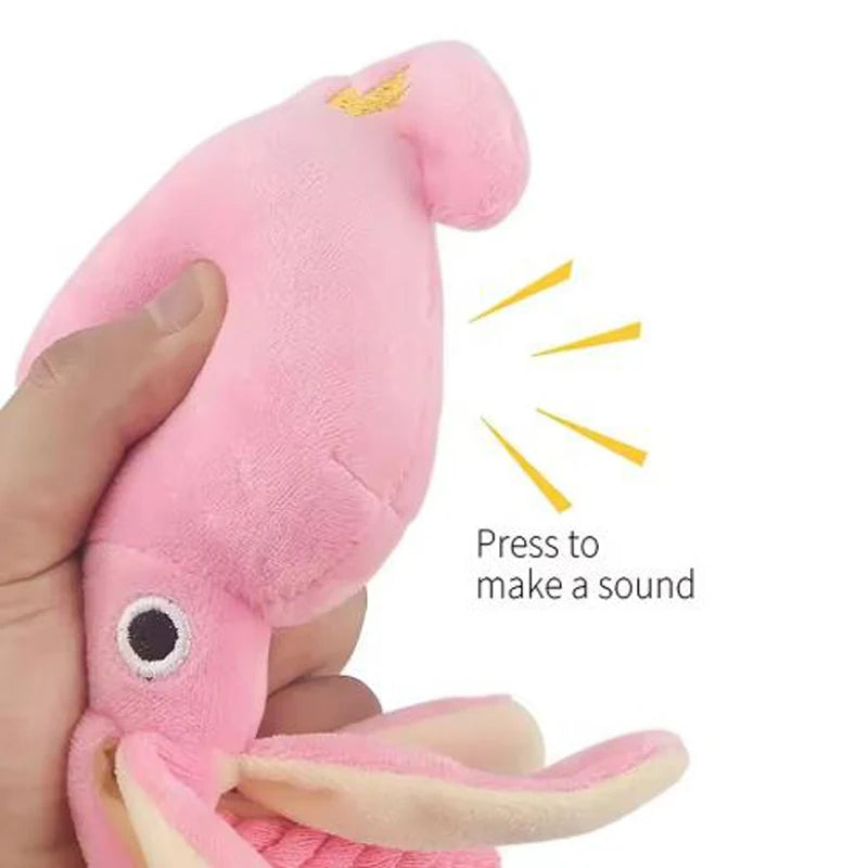 Interactive Cotton Rope Octopus Chew Toy for Dogs & Cats