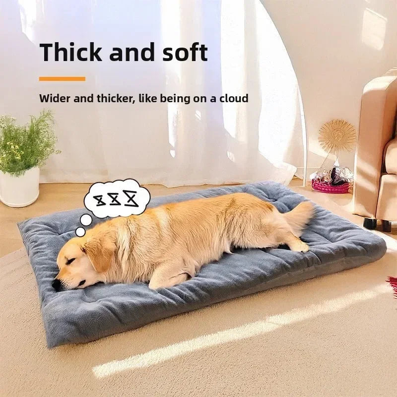 Large Winter Dog Bed Mat for Golden Retriever