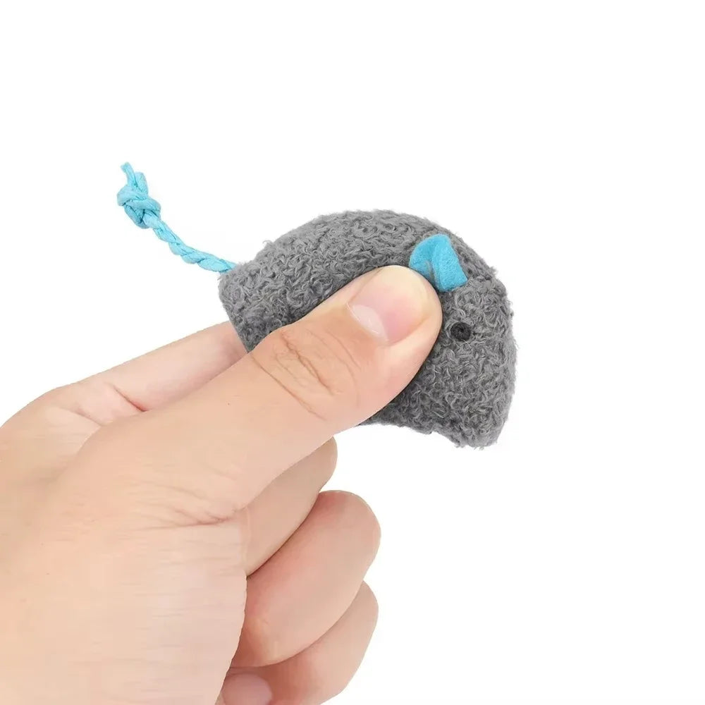 Catnip Rattle Mouse Toys for Indoor Cats | PawJoyKwT