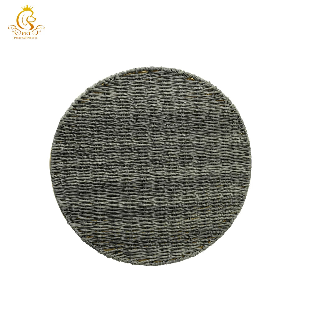 Rattan Pet House for Small Dogs Cats Cute Animal Home