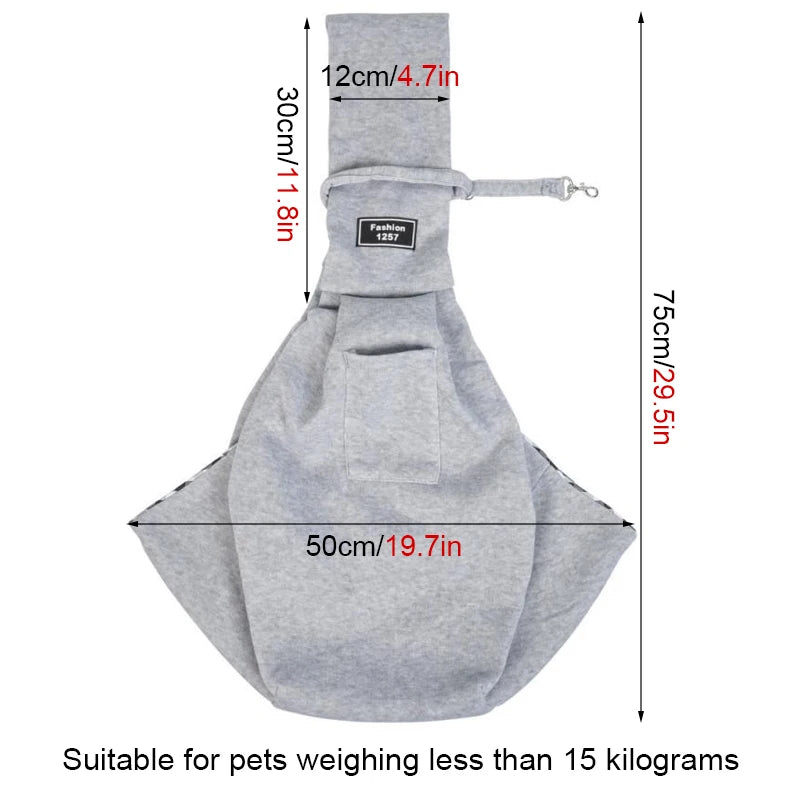 Outdoor Travel Shoulder Sling Bag for Pets