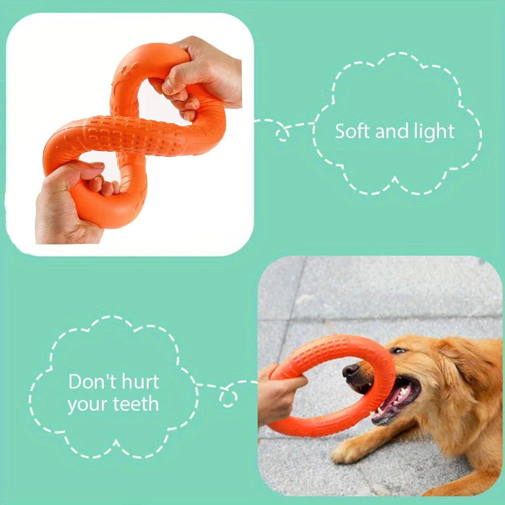 Outdoor Sport Flying Disc Interactive Training Toy for Dogs