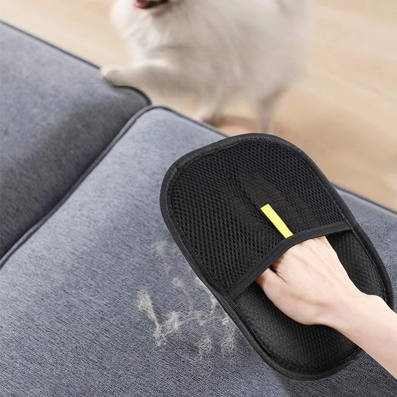 Portable Washable Pet Hair Removal Dehairing Gloves