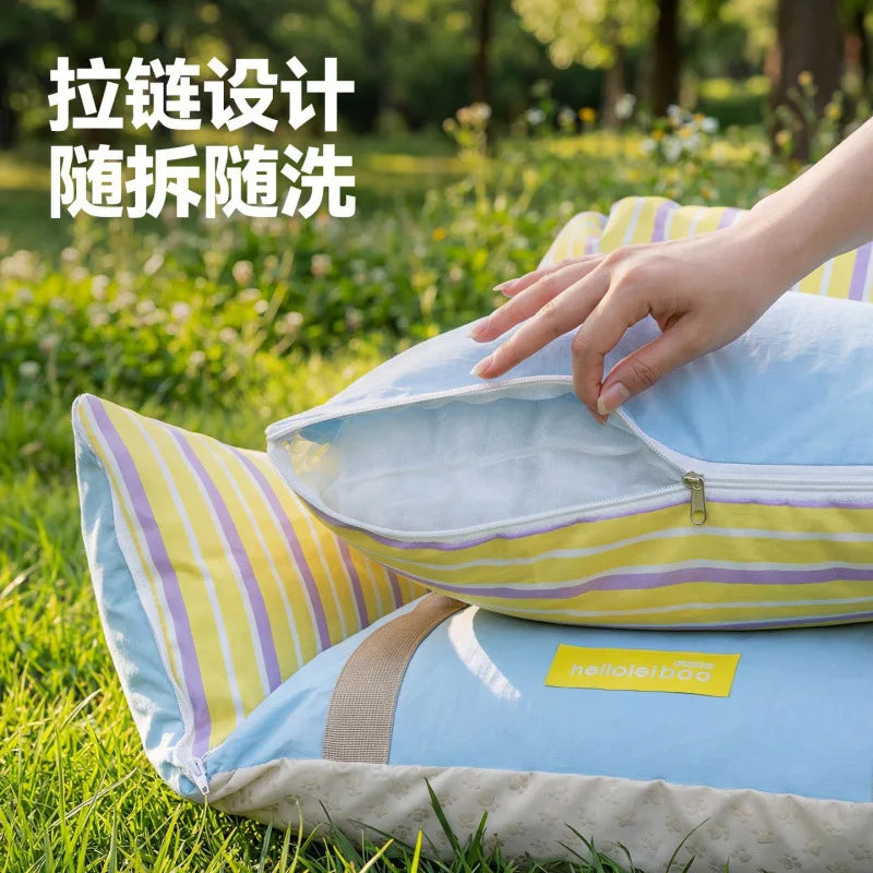 Car Pet Warm Nest Sleeping Carrier Small Dogs Cats Outdoor Travel