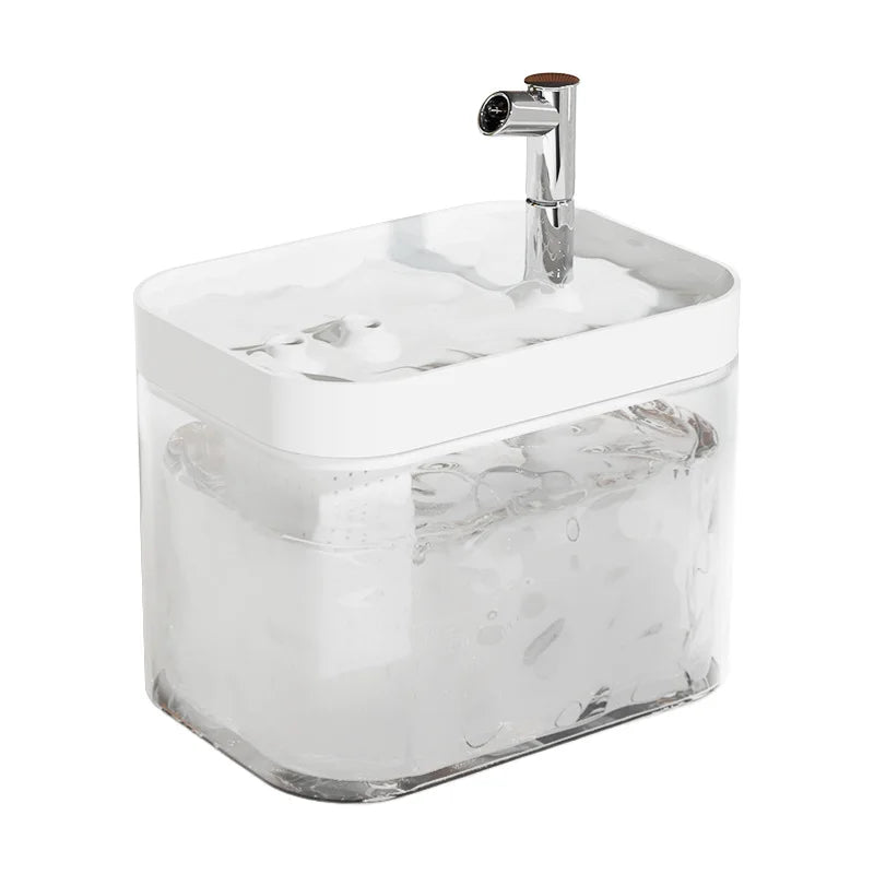 2.5L Gravity Pet Water Fountain | Self-Refilling Cat Dispenser USA