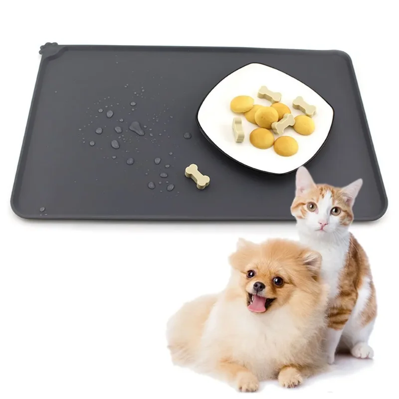 High-Lipped Silicone Cat Dog Food Mat Waterproof Non-Slip