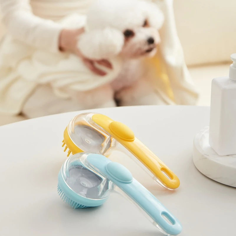 Silicone Pet Grooming Gloves Cats Hair Brush Bathe Dogs Cleaning Hair Removal