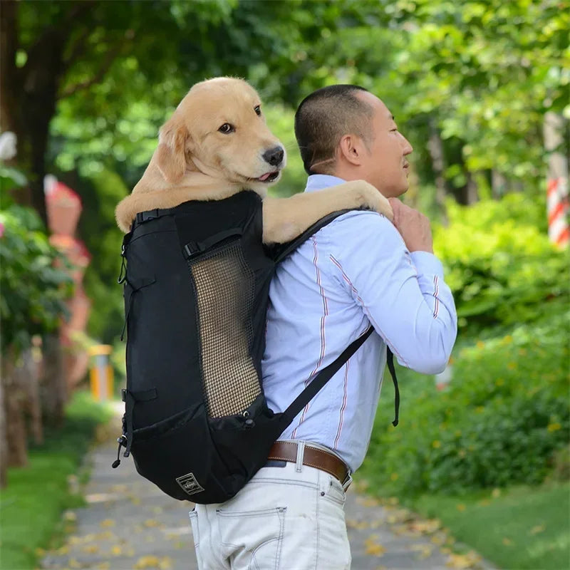 Large Dog Travel Carrier Backpack Camouflage Design