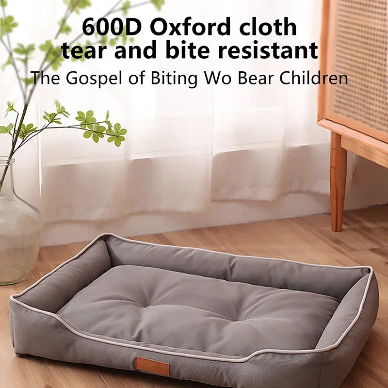 Waterproof Oxford Dog Bed with PP Cotton Filling