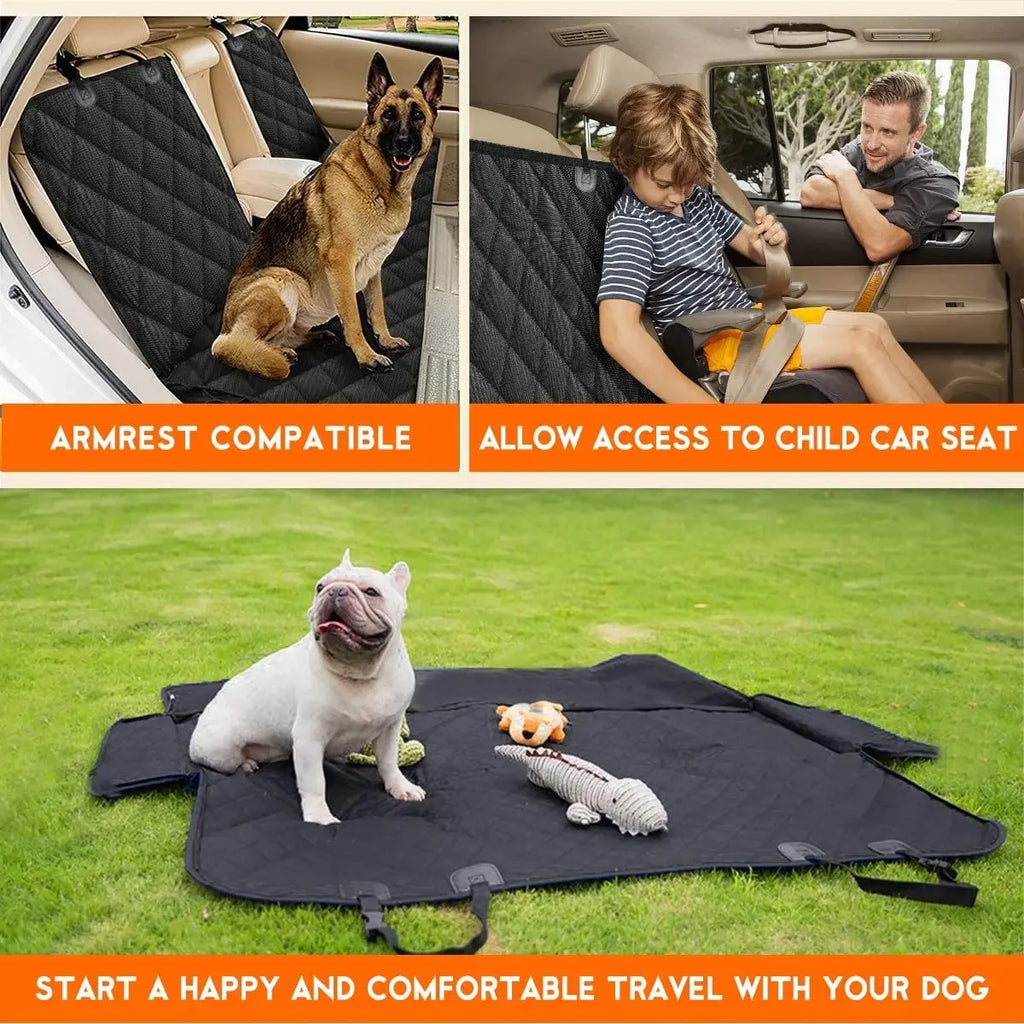 Waterproof Dog Car Rear Seat Cover Hammock