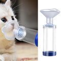 Portable Pet Nebulizer Chamber with PVC Mask for Cats & Dogs