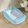 Anti-Splash Cat Litter Box Bedpan Kitten Sandbox Daily Supplies