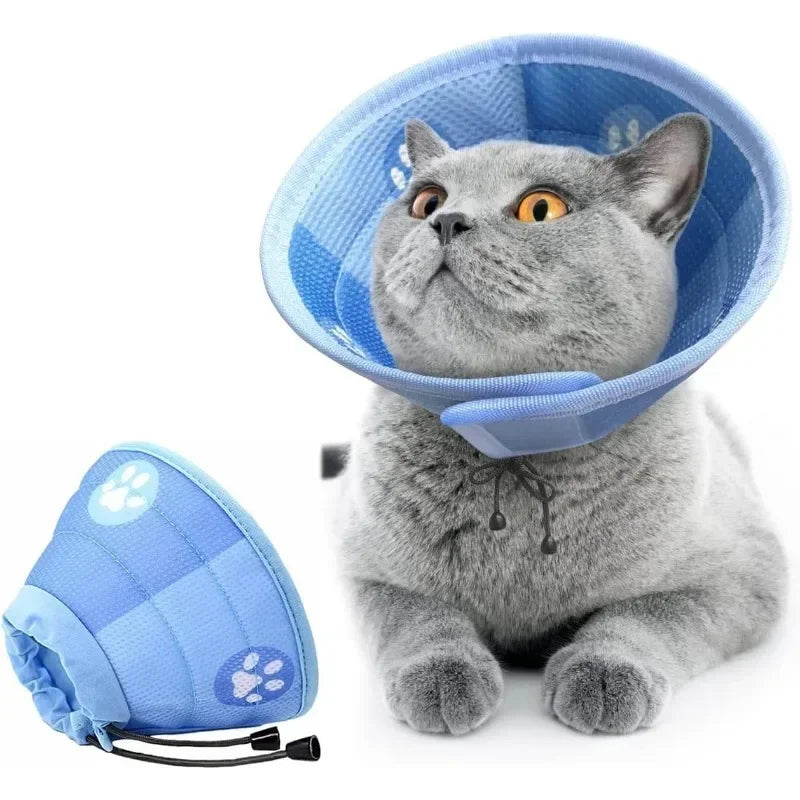 Soft Cat Cone Collar Recovery Elizabethan Post Surgery Pets
