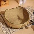 Hand-Woven Cotton Rope Cat Basket All Season