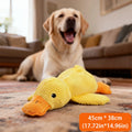 Plush Blue Goose Squeaky Chew Toy for Dogs Boredom Relief