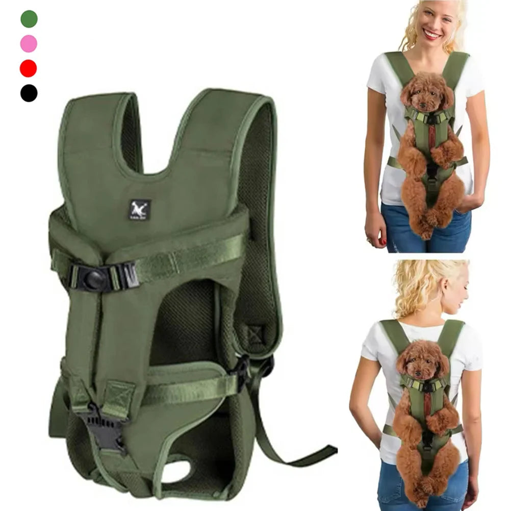 Front Travel Dog Bag Carrier for Bulldog Puppy