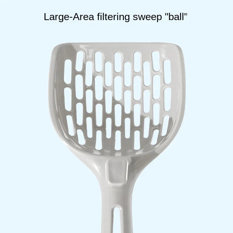 Cat Litter Scoop Plastic Shovel Base Self-Cleaning Kitten Tool