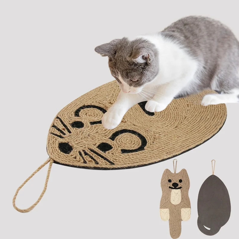 Cat Scratcher Board Claw Sharpener Mat - Grinding Nail Pad and Bed