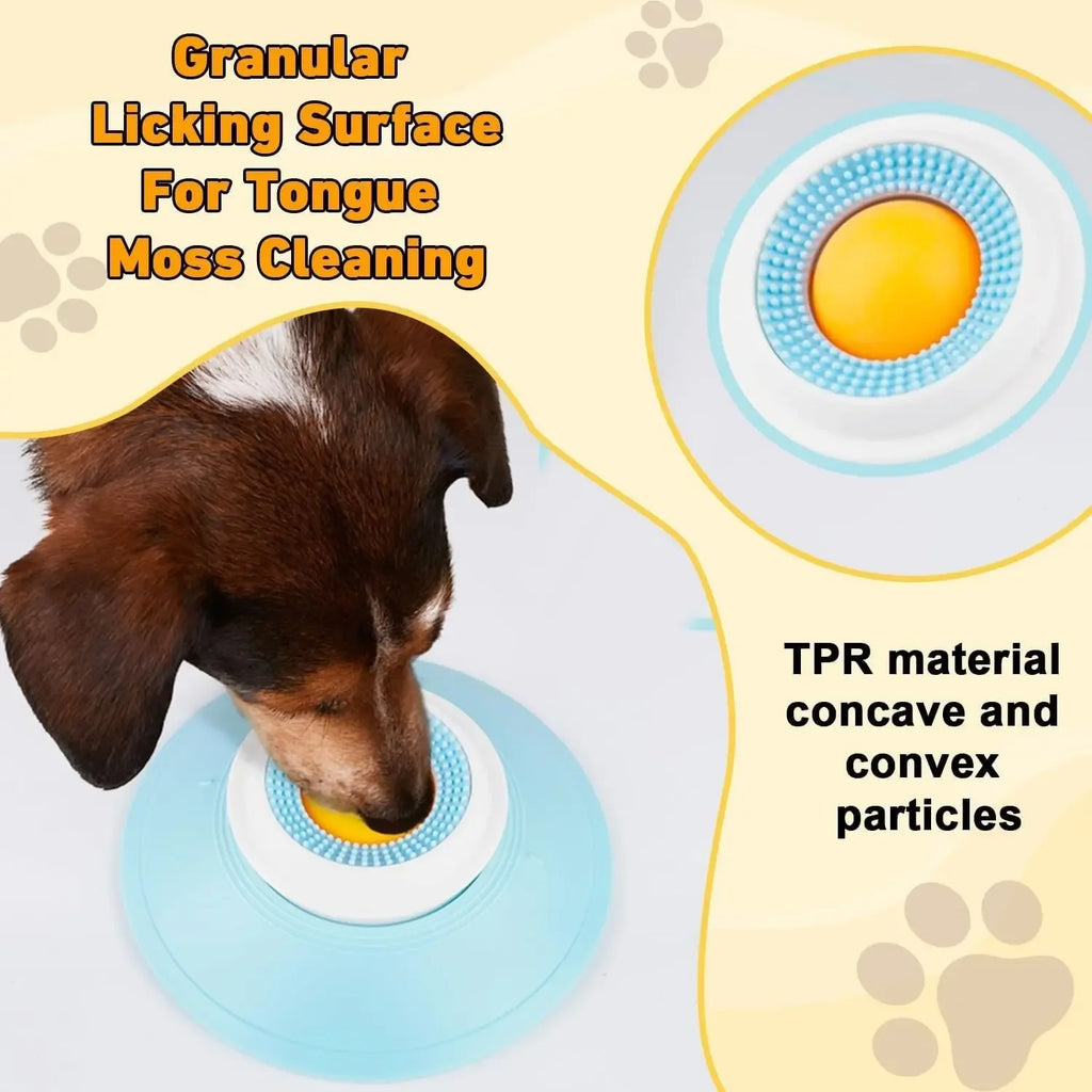 Anti-Slip Dog Lick Bowl Slow Feeder for Liquid Food