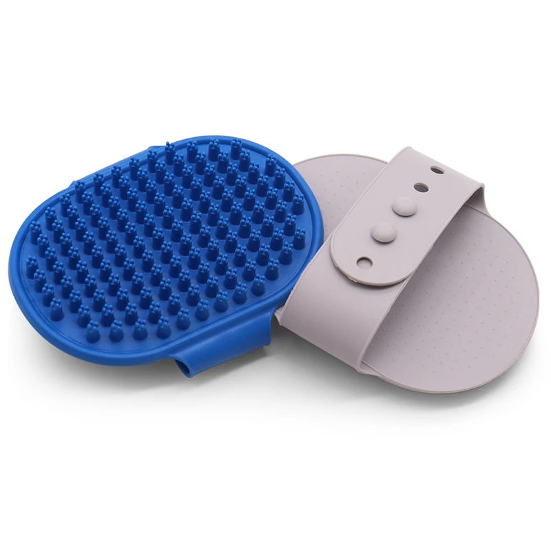 Rubber Massage Bath Brush with Adjustable Ring Handle