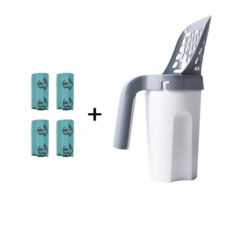 Cat Litter Shovel Scoop Filter Self-Cleaning Garbage Picker