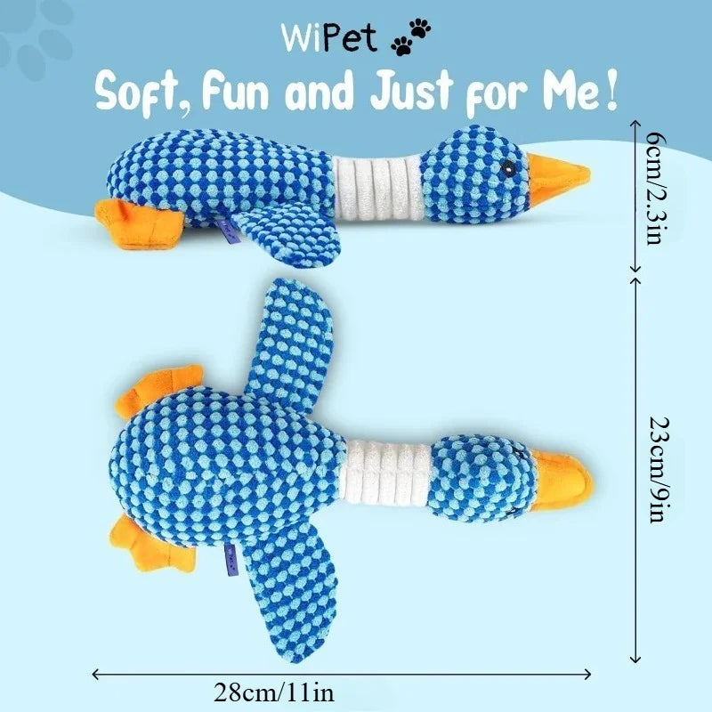 Interactive Plush Squeaky Toy for Cats and Dogs Aggressive Chewing