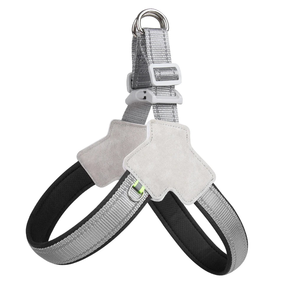 Dog Harness Leash Set Reflective Padded No Pull Vest Adjustable Medium Large