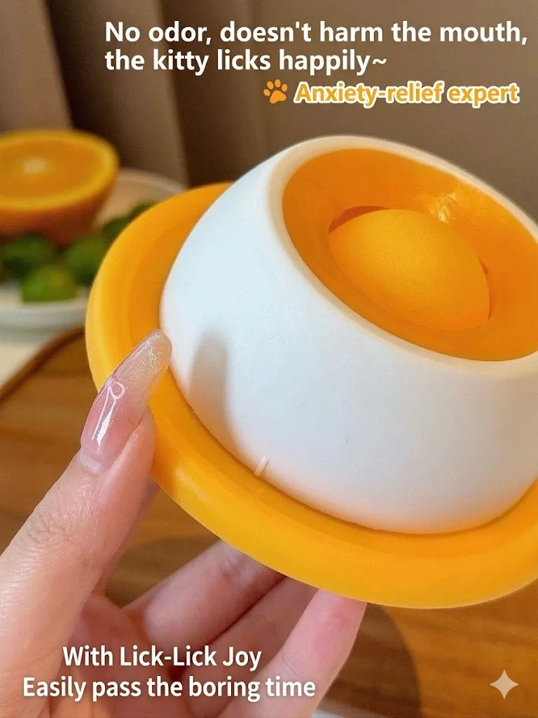Non-Slip Lick Feeder Bowl Oral Stimulation Anxiety Relief Pets
