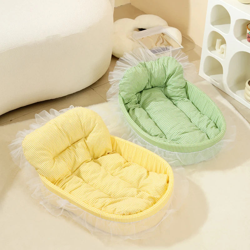 Princess Cat Litter Mat All Season Non-Sticky Pet Sofa Bed