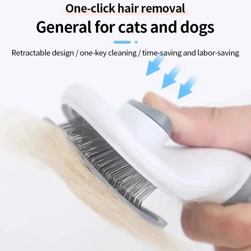 Self-Cleaning Grooming Brush for Dogs Cats Puppies