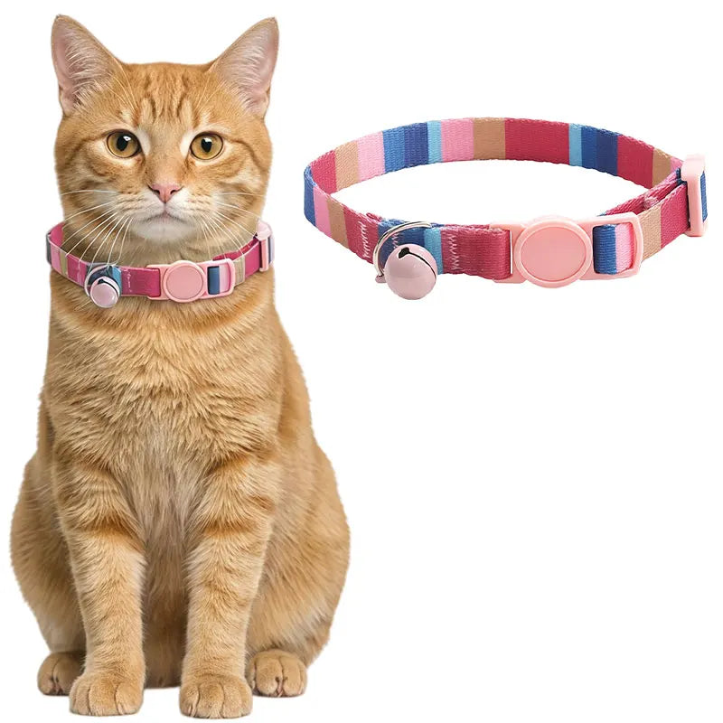 Cute Breakaway Cat Collar Bell Adjustable Soft Small Cats