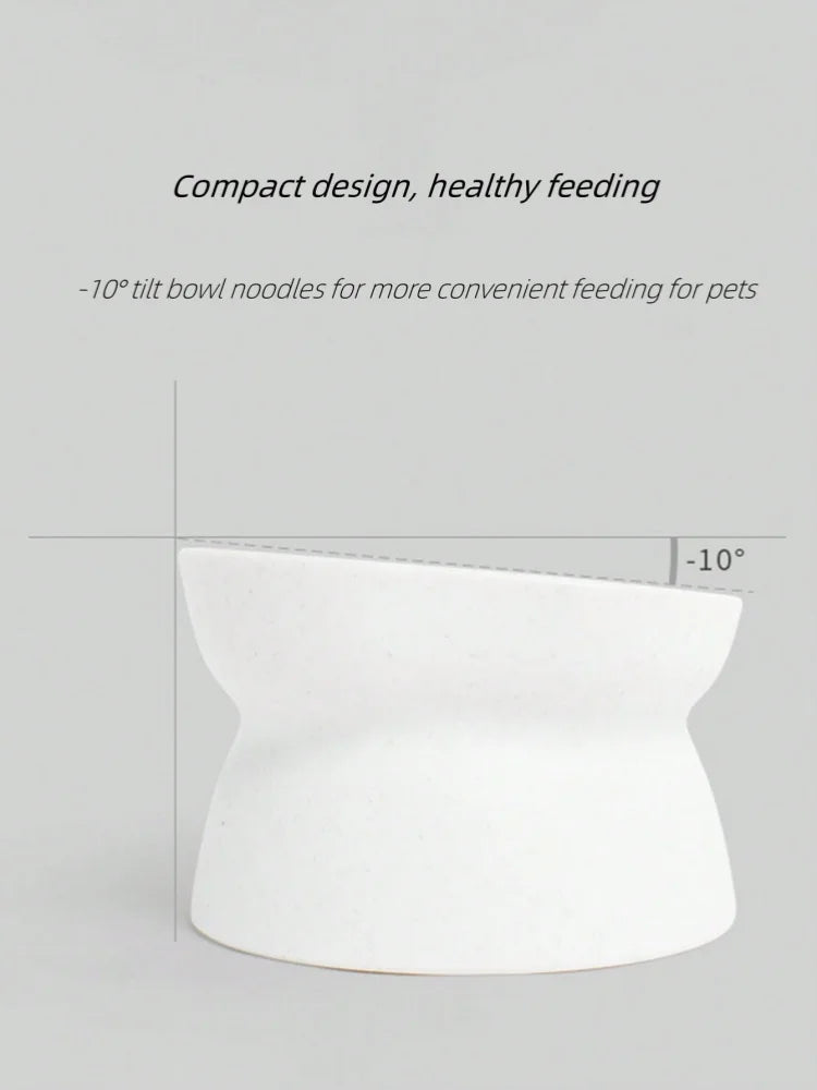 Pet Food & Water Bowl for Cats & Small Dogs