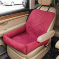 Dog Car Seat Bed Removable Washable Pet Travel Mat Accessory