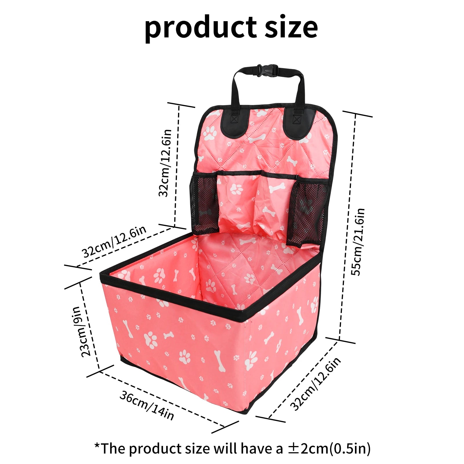 Pet Dog Car Seat Storage Pockets Universal Cover Non-Slip Travel Mat