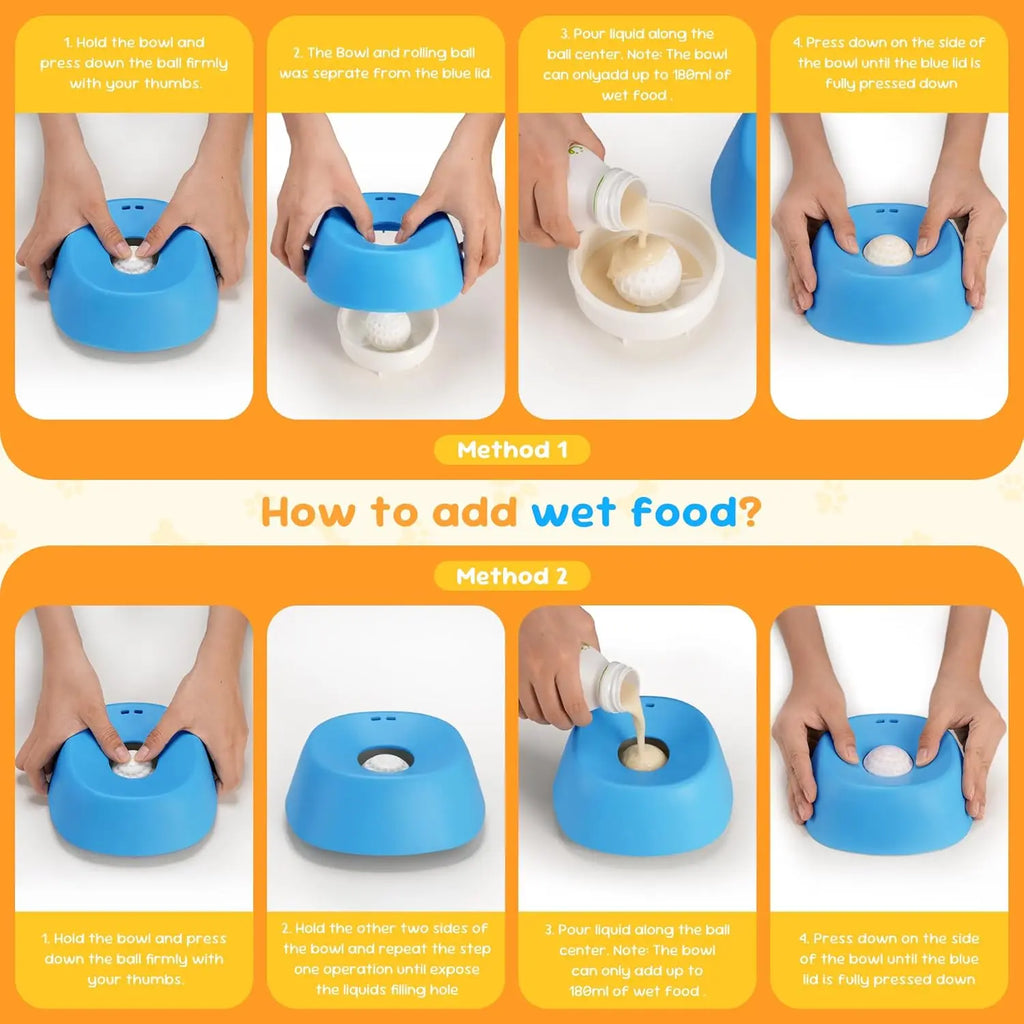 Lick Sphere Puzzle Feeder Liquid Treats