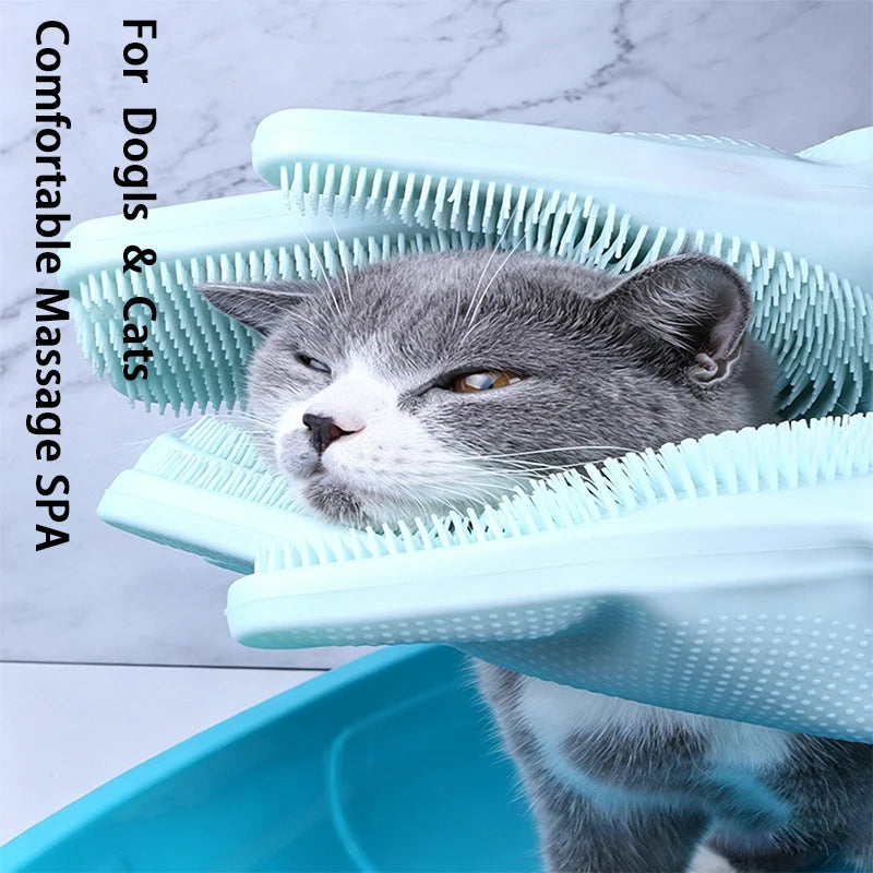 Pet Grooming Bath Glove Hair Remover Mitt for Dogs Cats