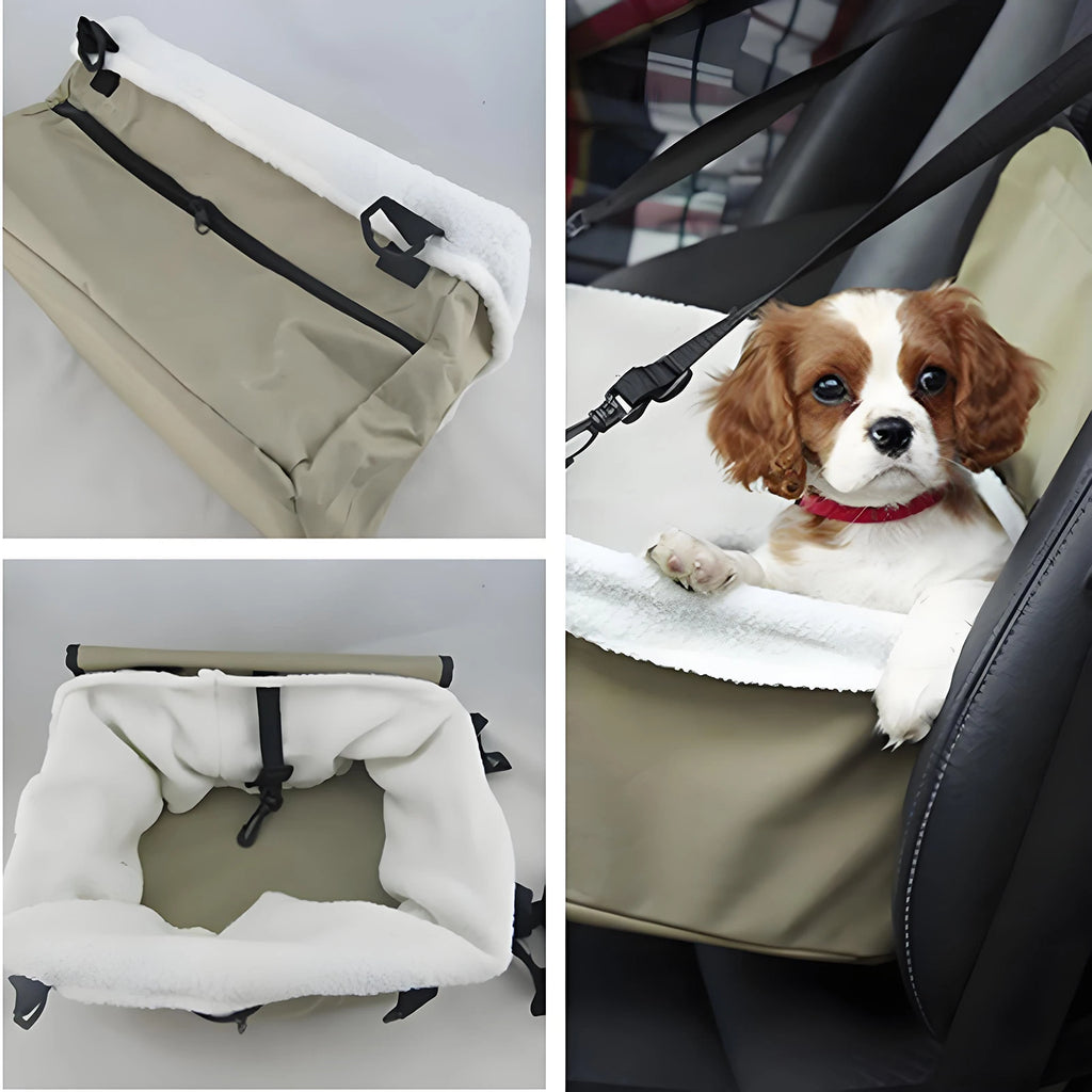 Puppy Dog Car Seat Booster Small Auto Travel Lookout Safety Carrier