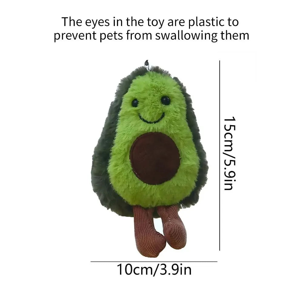 Avocado Plush Backpack Toy for Cats & Dogs | PawJoyKwT