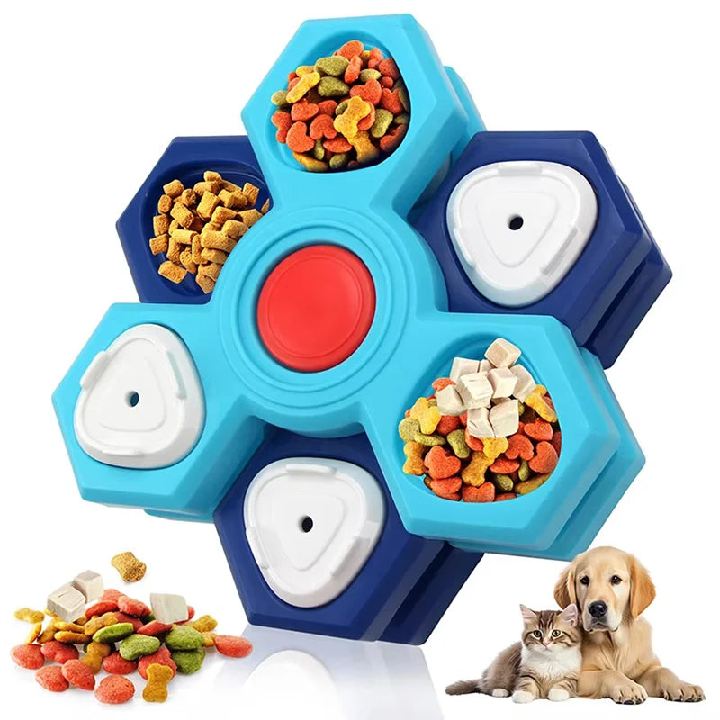 Non-Slip Slow Feeder Bowl Cats Dogs