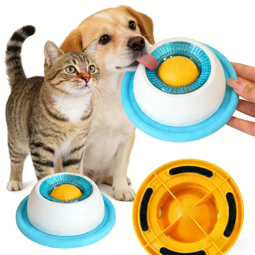 Pet Lick Mat Slow Feeder Snack Bowl for Dogs and Cats