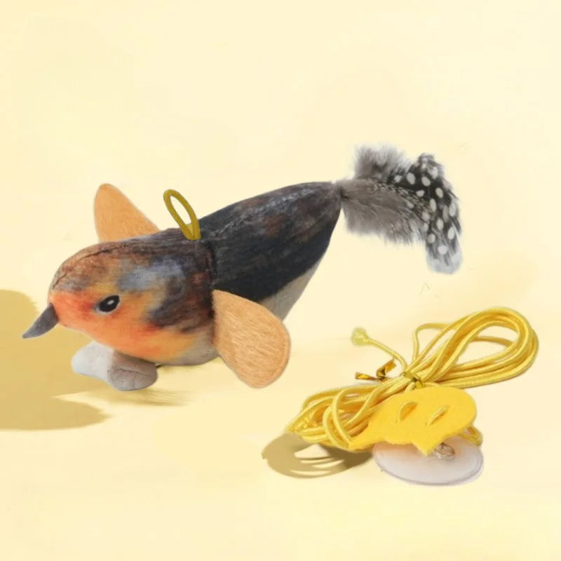Wall-Hanging Bird Teaser Catnip Toy for Cats | PawJoyKwT