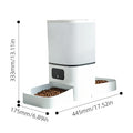 6L WiFi Smart Double Bowl Pet Feeder