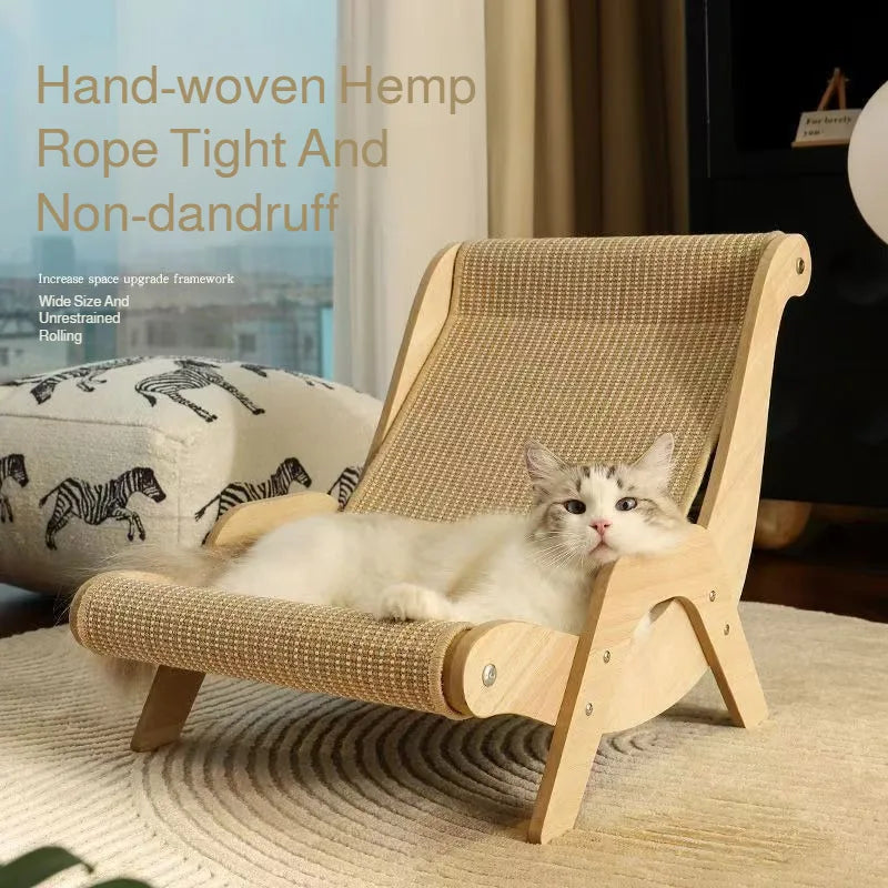 Extra Large Sisal Cat Scratcher Sofa - Claw Grinder